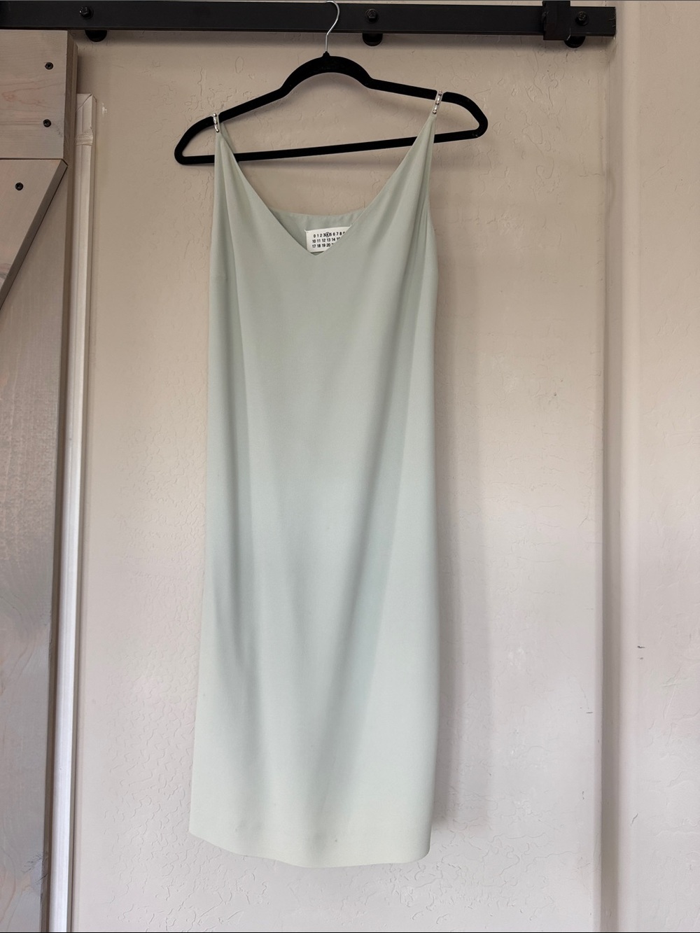 Maison Martin Margiela Light Sage Slip Dress - Picture 3 of 16